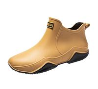 Botas de Agua Unisex Adulto Zapato Unisex Adulto Botas de Goma Cortas Botines para Hombre Tobillo Chelsea Caucho Y Antideslizante Calzado Impermeable Suave y Ligero Impermeable Antideslizante