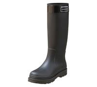 Botas de agua unisex para mujer y hombre, botas de lluvia altas, impermeables, antideslizantes, de goma, botas de lluvia de alta pantorrilla, botas de jardín, suela gruesa, botas para festivales