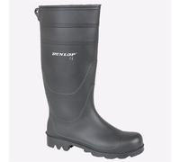 Dunlop Botas de Agua Wellington Universal – Duraderas con Protección – Hombre Negro