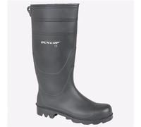 Dunlop Universal Hombre Duradero Protección Botas de Agua Negro