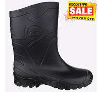 Dunlop K580011 Dee Calf PVC - Botas de caucho para hombre sin puntera de acero, color Negro, talla 37
