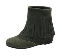 Botas de Boxeo,Botas Agua Mujer Cómoda Casual Planas Calentar Piel Forro Cordones Botines Bordado Botines Senderismo Trekking Zapatos con Plataforma Outdoor
