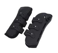 Botas de Caballos, Saltos Botas Delantera con la Pierna Trasera del Caballo Protector Pus Elástico Transpirable Espesas de la Pierna Hielo para para Montar Competencia Salto Absorbente (Patas