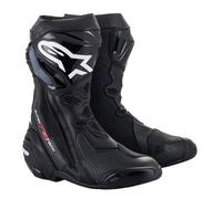 Botas De Carrera Trace Sport De Moto Alpinestars Supertech R Negro Invisible