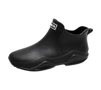 Botas de Caucho Unisex Botas De Tobillo para Adultos Zapato Unisex Adulto Caucho Y Antideslizante Calzado Impermeable Botines para Hombre Impermeable Antideslizante Suave y Ligero Protective Footwear