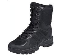 Botas de combate, color negro, hombre, negro, 45 EU / 12 US