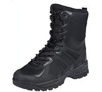 Botas de combate, color negro, hombre, negro, 45 EU / 12 US