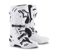 Alpinestars Tech-10 Botas de Motocross, blanco, tamaño 45 46 para Hombres