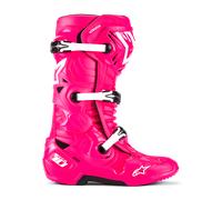 Alpinestars Tech 10, botas 11 US male Fucsia/Blanco