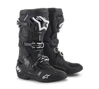 Alpinestars Tech-10 Botas de Motocross, negro, tamaño 42 para Hombres