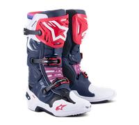 Botas de Cross Alpinestars Tech 10 Supervented Azul Marino Noche/Blanco/Arcoíris48 Azul Marino Noche,Blanco,Arcoíris