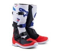 Botas de cross Alpinestars Tech 3 Blanco/Rojo Brillante/Azul oscuro49,5 Blanco,Rojo Brillante,Azul oscuro