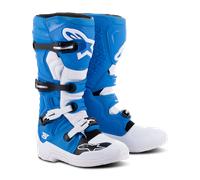Alpinestars Tech 5 Botas de Motocross, blanco-azul, tamaño 51 para Hombres