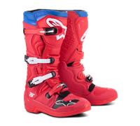 Botas de Cross Alpinestars Tech 5 Rojo Brillante/Rojo oscuro/Alpine Azul44,5 Rojo Brillante,Rojo oscuro,Alpine Azul