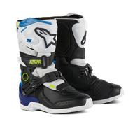 Botas de Cross Alpinestars Tech 7 Blanco/Negro/Azul Esmalte32 Blanco,Negro,Azul Esmalte