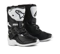 Alpinestars Tech 3S Botas de motocross para niños, negro-blanco, tamaño 30 31