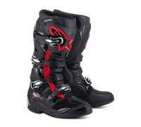 Alpinestars Tech 7, botas 9 US female Negro/Rojo Neón