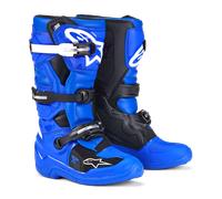 Botas de moto para niños Alpinestars Tech 7 S Azul, Blanco y Negro 2025 34