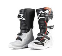 Botas de Cross Alpinestars Tech 7S Niño Negro/Plateado/Blanco/Dorado42 Negro,Plateado,Blanco,Dorado