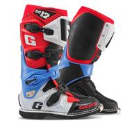 Botas de Cross Gaerne SG12 Negro/Blanco/Rojo/Azul45 Negro,Blanco,Rojo,Azul