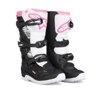 Botas de Cross Mujer Alpinestars Stella Tech 3 Negro/Blanco/Rosa37 Negro,Blanco,Rosa