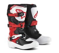 Alpinestars Tech 3S, botas juventud 6 US male Blanco/Negro/Rojo