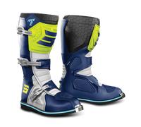 Botas de Cross Shot Race 2 Azul/Amarillo Neón47 Azul,Amarillo Neón