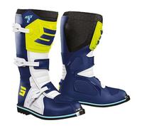 §Botas de Cross para Niño Shot Race 2 Azul-Amarillo Neón§
