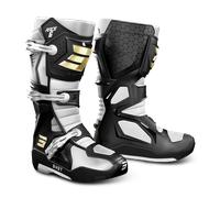 Botas de Cross Shot Race 6 Negro/Blanco/Dorado41 Negro,Blanco,Dorado