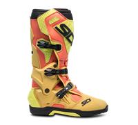 Sidi Crossair Botas de motocross, verde-amarillo-oro, tamaño 42 para Hombres