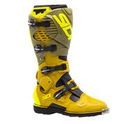 Sidi Crossfire 3 Botas de motocross, Oliva/amarillo, Talla 43