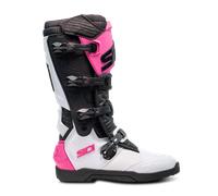 Sidi XPower SC Botas de motocross, negro-blanco-rosa, tamaño 40 para Hombres