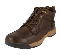 Botas De Cuero Casual Para Hombre Hush Puppies - Botas De Cordones Vernon