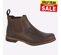Botas De Cuero Chelsea Para Hombre Woodland Oslo Con Gussets Slip On Color Tan