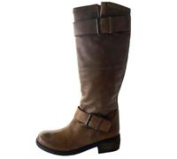 Botas De Cuero Marrón Hasta La Rodilla Para Mujeres LIEBESKIND #LK2009 NWOB