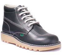 Botas De Cuero Para Hombre Kickers Kick Hi M Lace Up En Rojo Oscuro EU 39-46