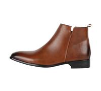 Botas de cuero para hombre Negro Zapatos de negocios Negocios Negro Hombres Mocasines de cuero Tacón pequeño Oxford Zapatos impermeables Zapatos Derby Zapatos Comfort Zapatos de traje elegantes con