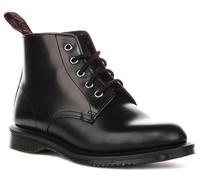 Botas De Cuero Pulido Lisos Para Mujeres Dr Martens En Negro EU37-41