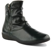 Botas De Cuero Slouch Para Mujer Josef Seibel Naly 24 En Petróleo Talla UK 3-8