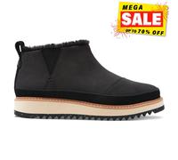 Botas De Cuero Suede Casual De Moda Toms Marlo Para Mujeres Negras