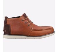 Botas De Cuero Toms Para Hombre Navi Moc Chukka Con Cordones Marrón