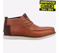 Botas De Cuero Toms Para Hombre Navi Moc Chukka Con Cordones Marrón