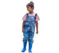 Botas de de con animados para niños y niñas, botas de juveniles para niños pequeños, botas de y a de agua con botas Botas Agua Niño (Blue, 3-4 Years)