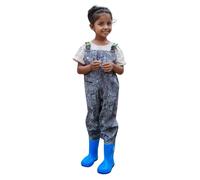 Botas de de con animados para niños y niñas, botas de juveniles para niños pequeños, botas de y a de agua con botas Botas Agua Niño (Dark Gray, 2-3 Years)