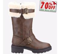 Botas De Diseño Para Mujer Rocket Dog Igloo Cómodas Hasta La Pantorrilla Marrón