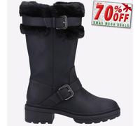 Rocket Dog Igloo Mujer Cómodo Media Caña Botas de Diseño Negro