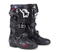 Alpinestars Tech 10 Enduro Botas de motocross, negro-blanco, tamaño 44 45 para Hombres