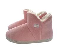 Botas de Estar por Casa Hombre Mujer,Cómodas Calentitas Botas Pantuflas,Zapatillas antideslizantes con forro de felpa suave y gruesa,Zapatos adecuados para uso interior en invierno