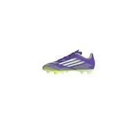 adidas Unisex niños F50 Club Firm Ground/Multi Ground Football Boots Kids, Purple Rush/Cloud White/Lucid Lemon, 38 EU