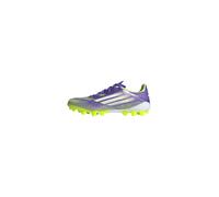 adidas Unisex Adulto F50 League Artificial Ground Football Boots, Purple Rush/Cloud White/Lucid Lemon, 45 1/3 EU
